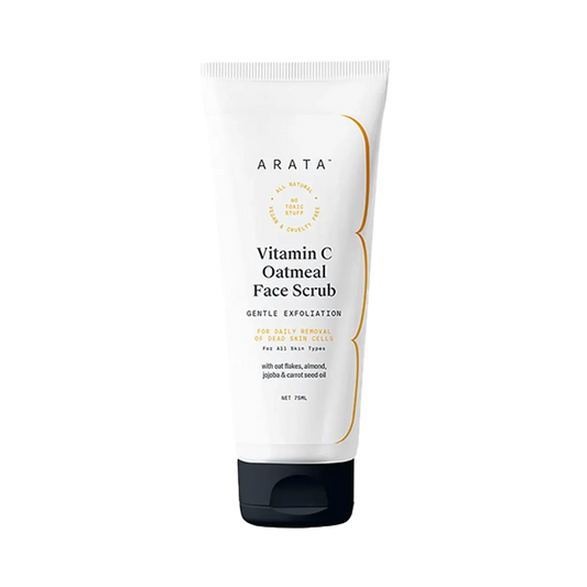 Arata Vitamin C Oatmeal Face Scrub (75ml)