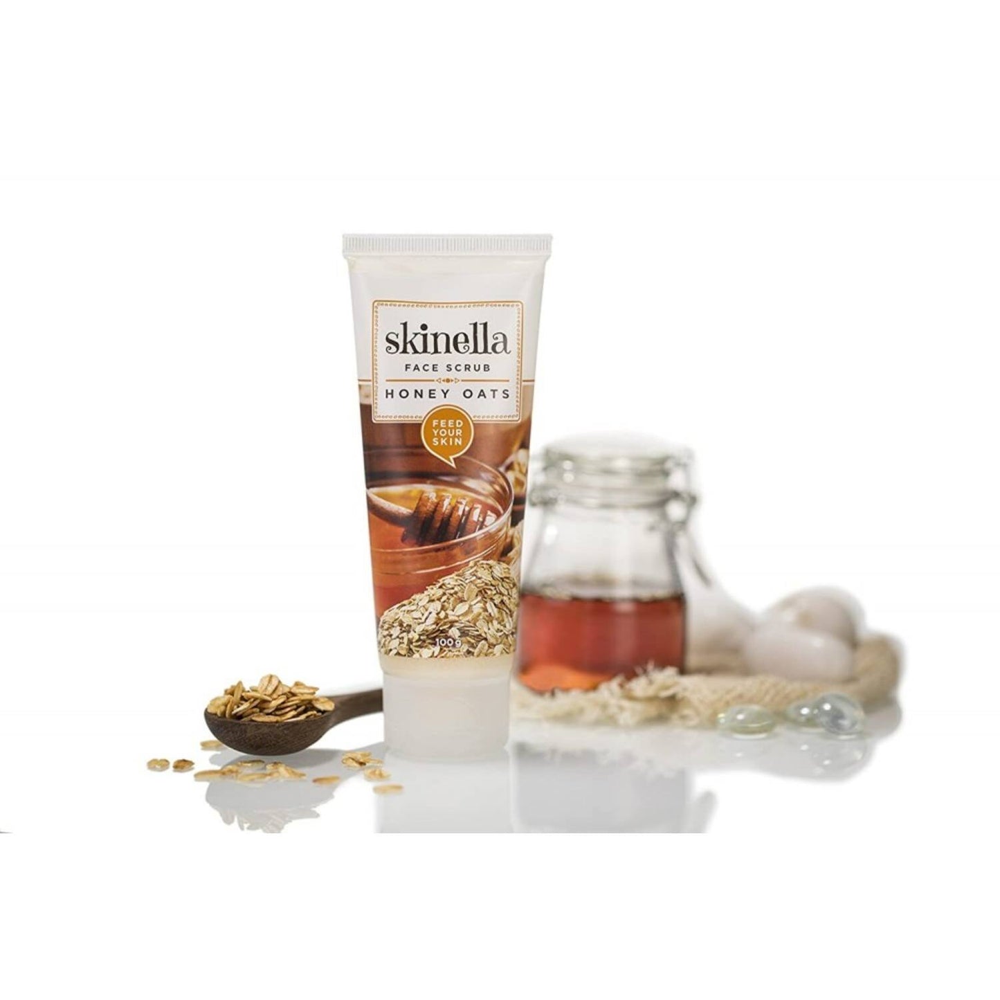 Skinella Face Scrub - Honey Oats (100g)