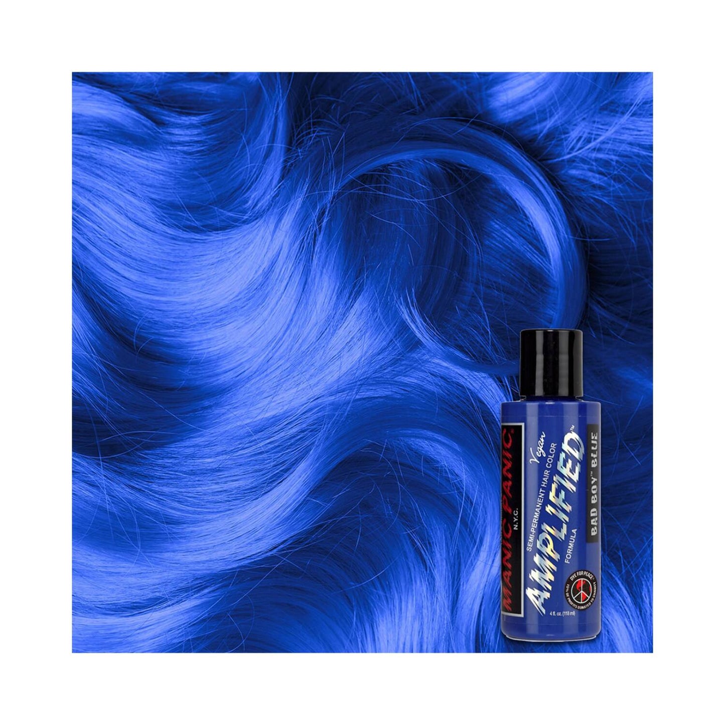 Manic Panic Amplified Semi Permanent Hair Color - Bad Boy Blue (118ml)