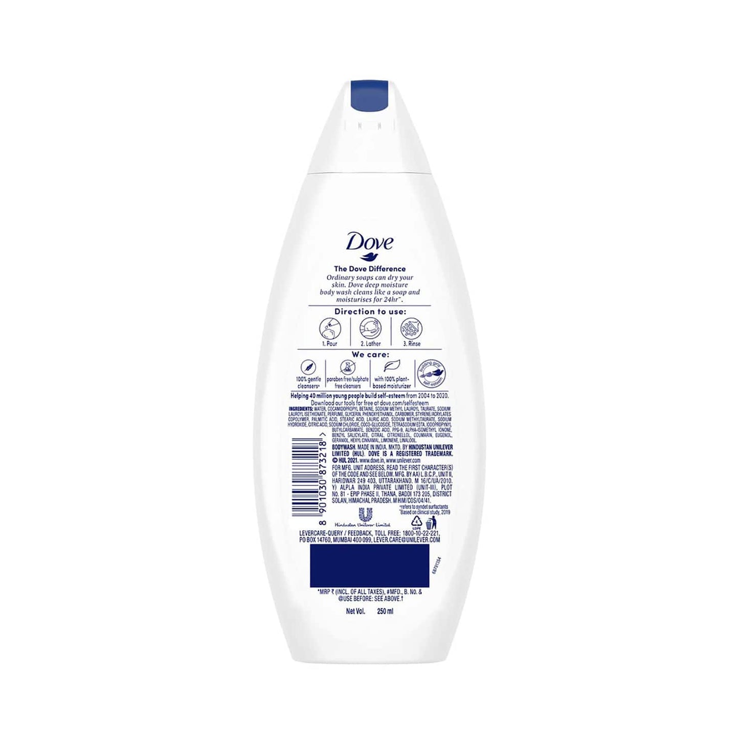 Dove Deeply Nourishing Body Wash (250ml)