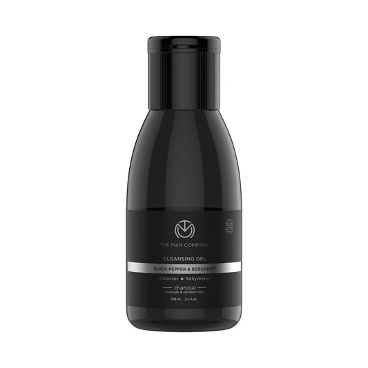 The Man Company Charcoal Black Pepper & Bergamot Cleansing Gel (100ml)