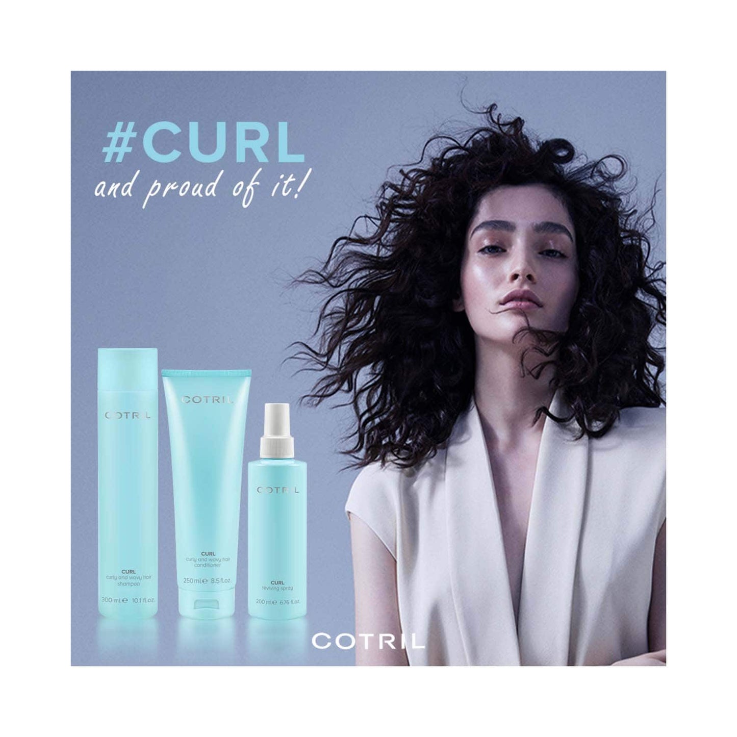 COTRIL Curl Curly And Wavy Hair Shampoo (300 ml)