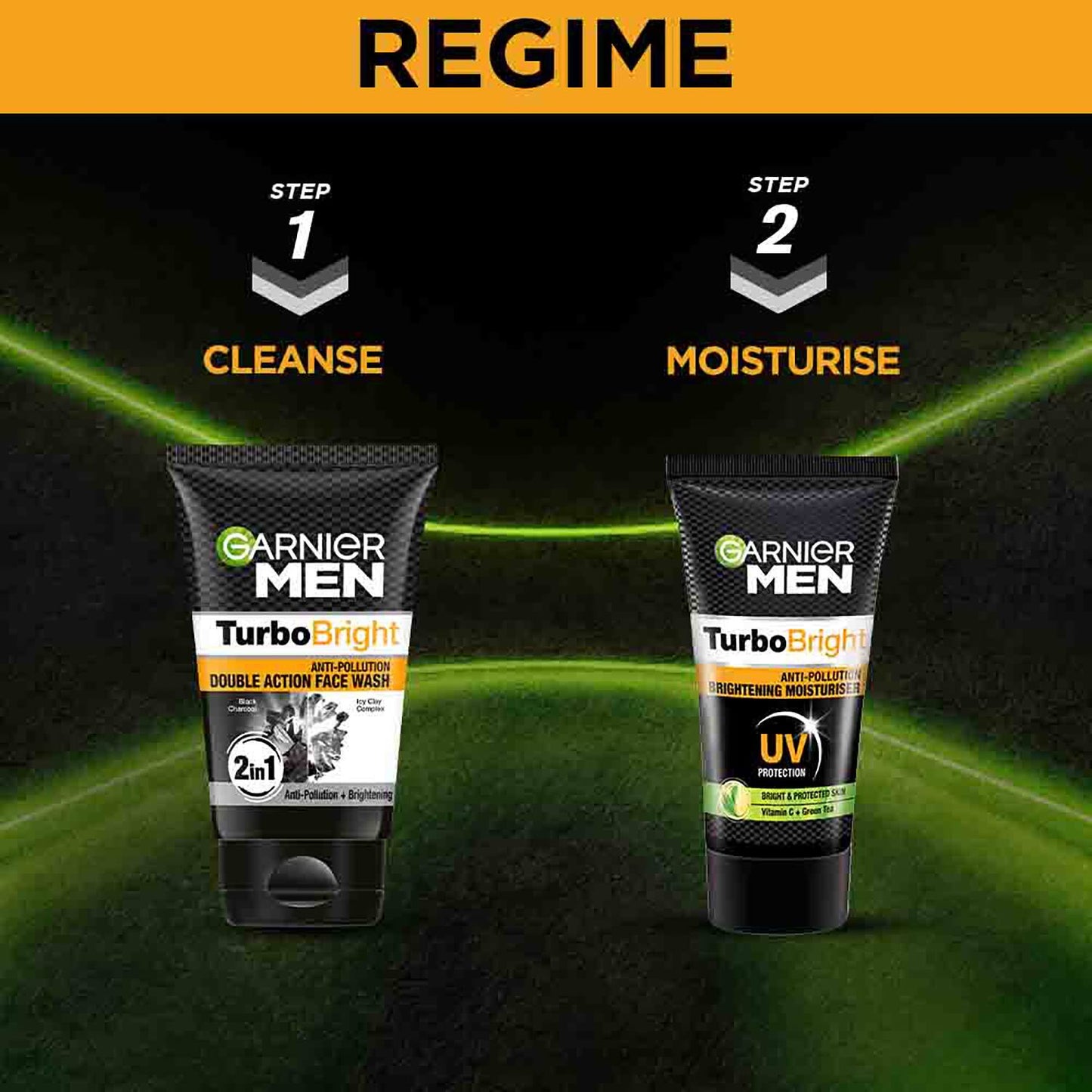 Garnier Men Turbo Bright Anti-Pollution Brightening Moisturiser (40g)