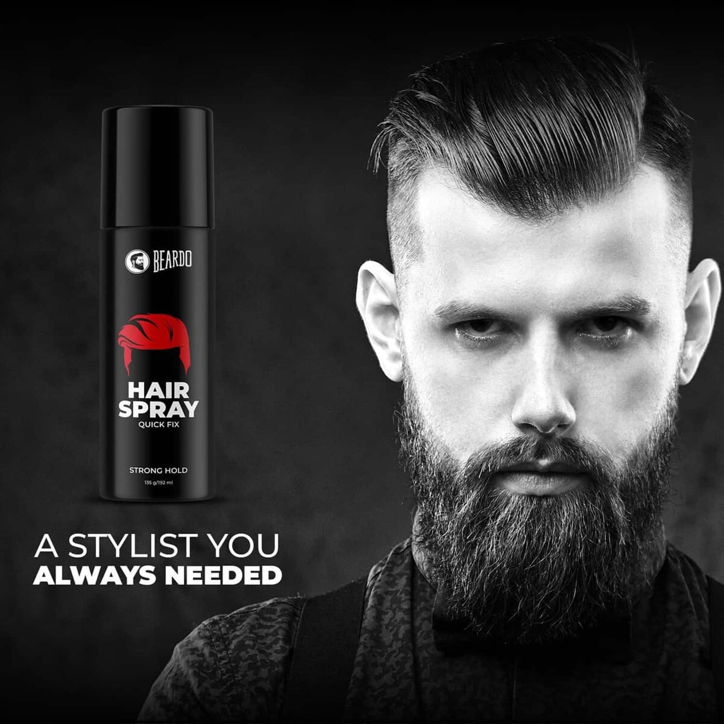 Beardo Strong Hold Hair Spray (192ml)