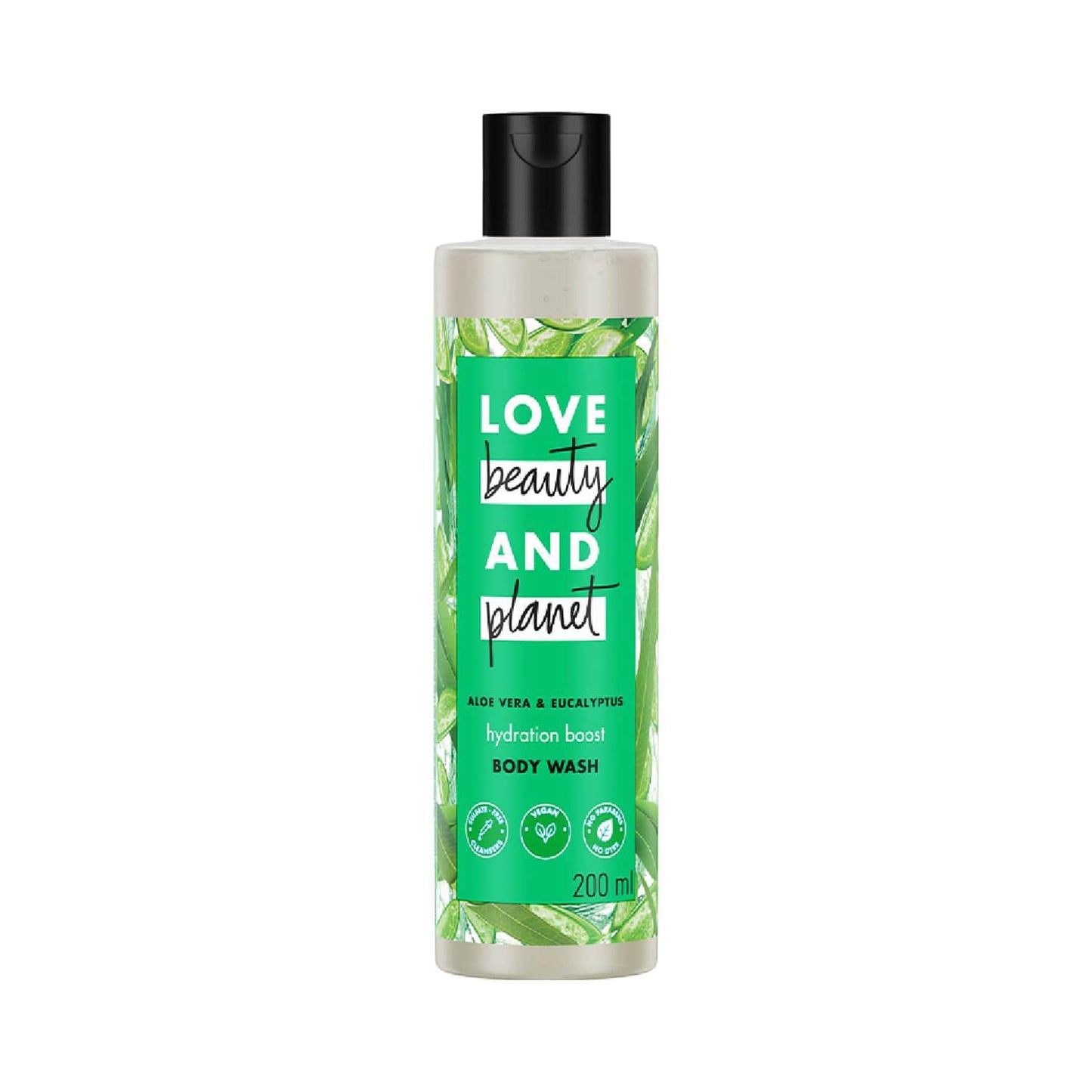 Love Beauty & Planet Aloe Vera & Eucalyptus Refreshing Bodywash for Hydrated Skin (200 ml)