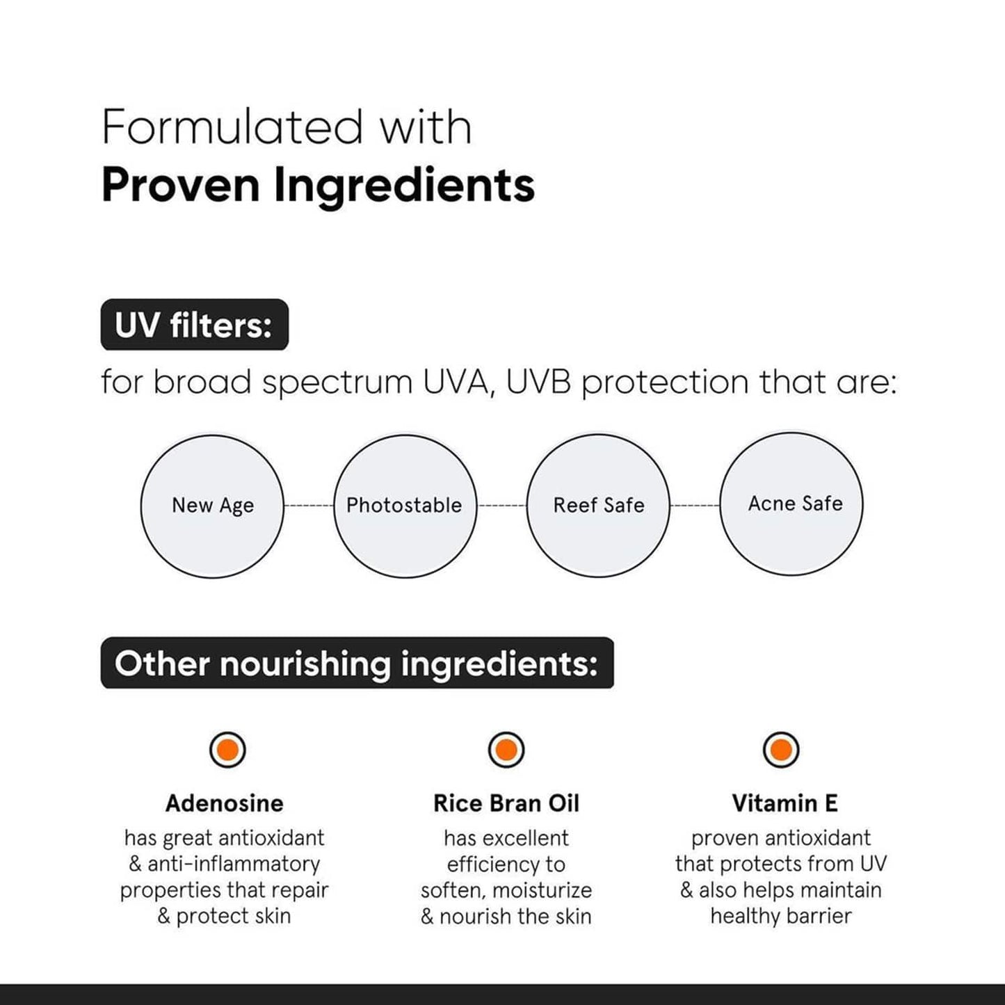 Minimalist SPF 50 Sunscreen Stick With Adenosine, Rice Bran Oil & Vitamin E Broad Spectrum PA++++ (20g)