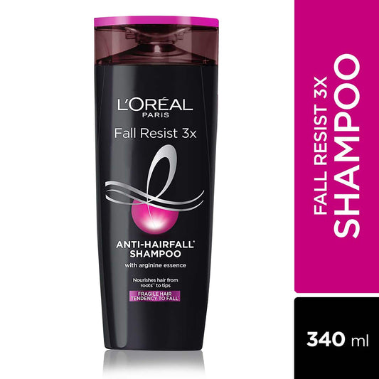 L'Oreal Paris Fall Resist 3X Anti-Hairfall Shampoo (340ml)