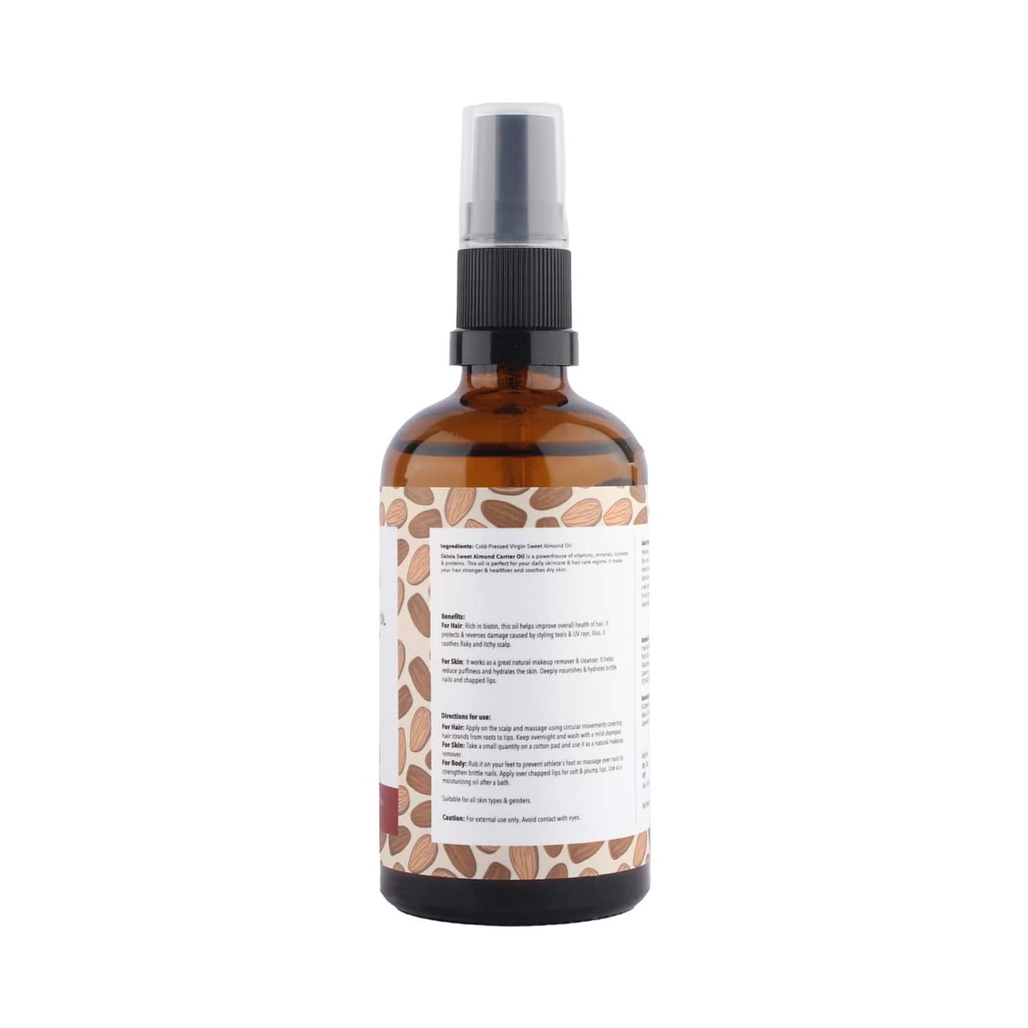 Skivia Sweet Almond Carrier Oil (100ml)