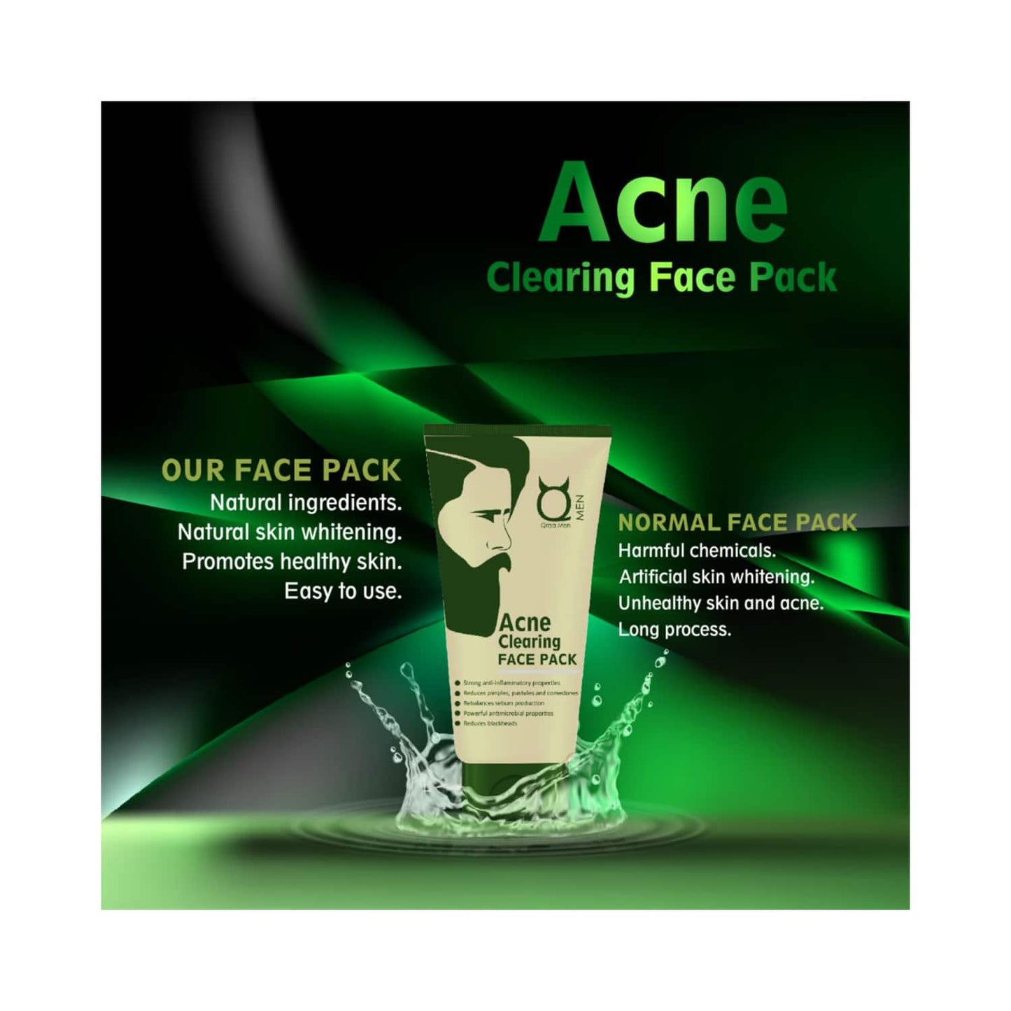 Qraamen Acne Clearing Face Pack (100 g)