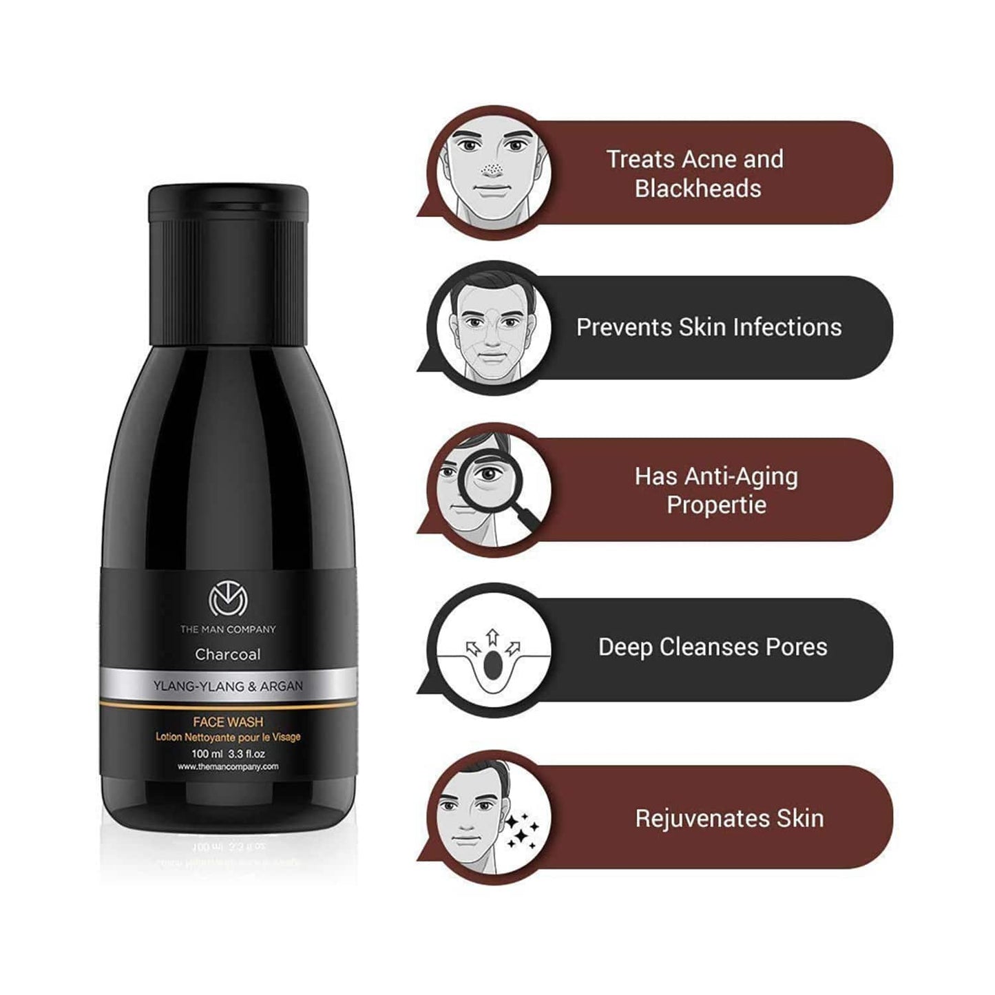 The Man Company Face Cleanser Gift Set (3Pcs)