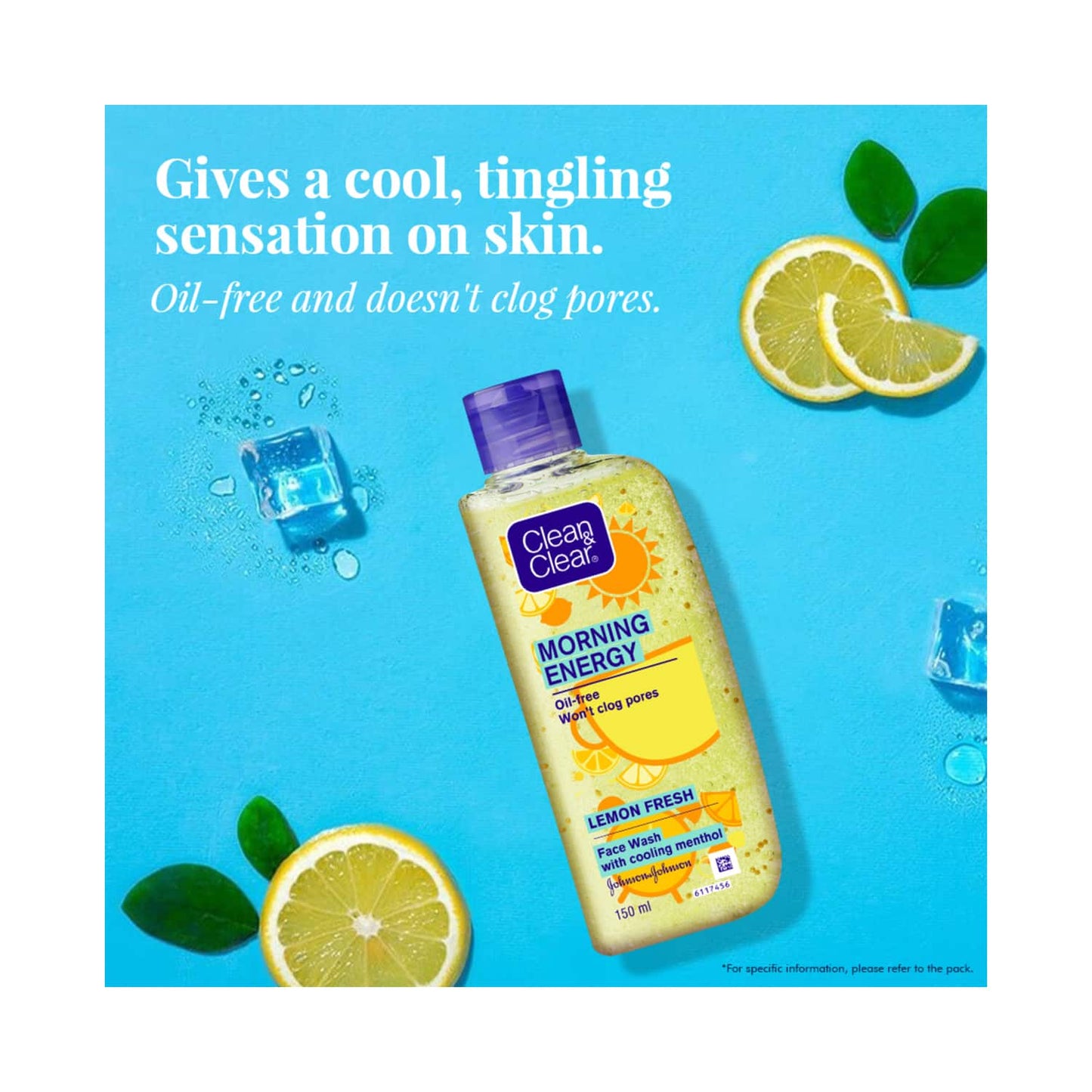 Clean & Clear Morning Energy Lemon Fresh Facewash (150ml)