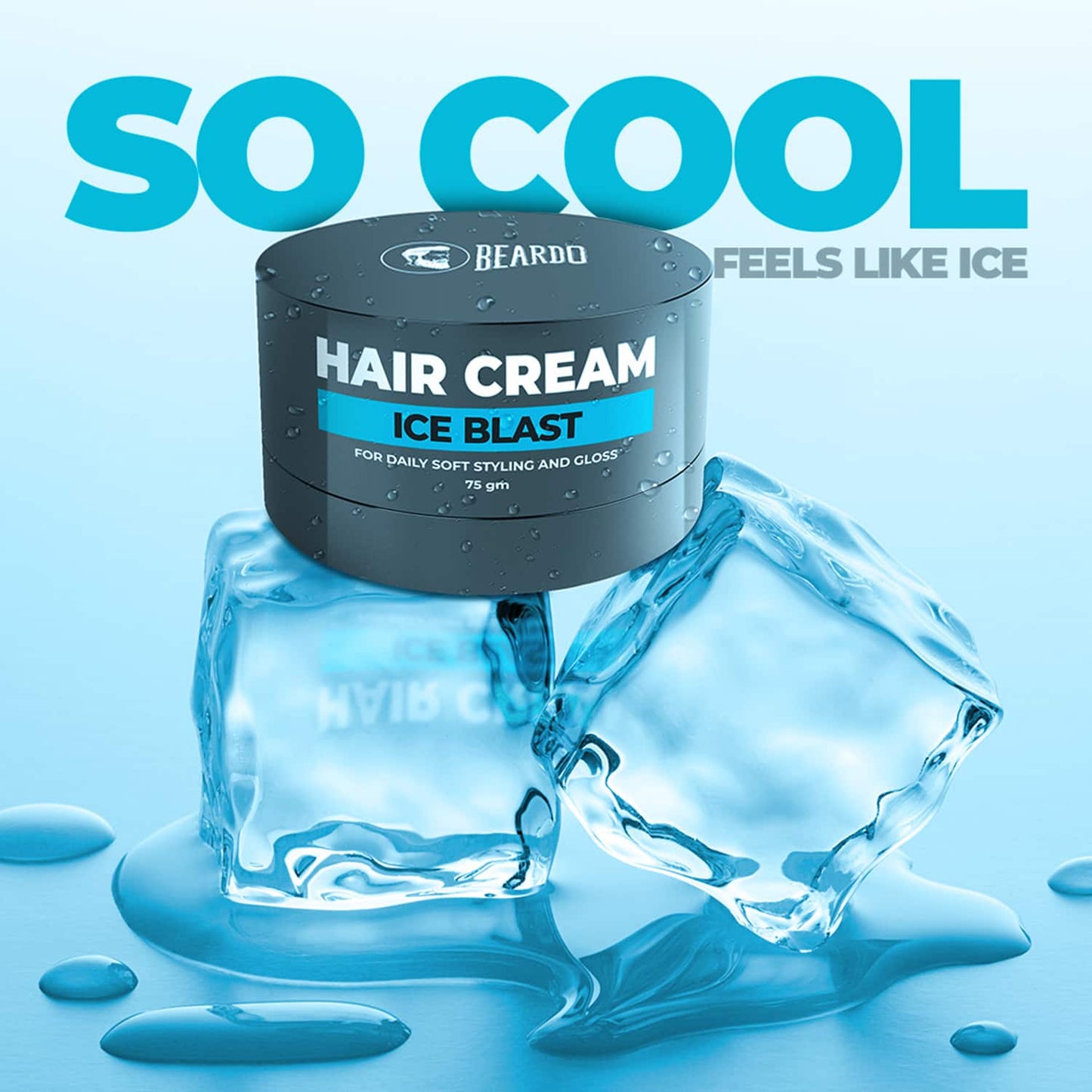 Beardo Ice Blast Hair Cream (75g)