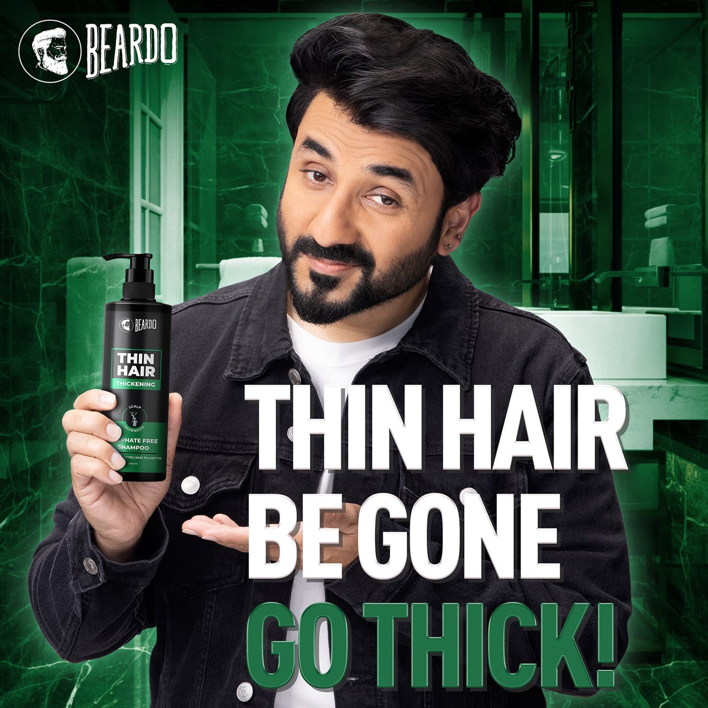 Beardo Thin Hair Shampoo (200ml)