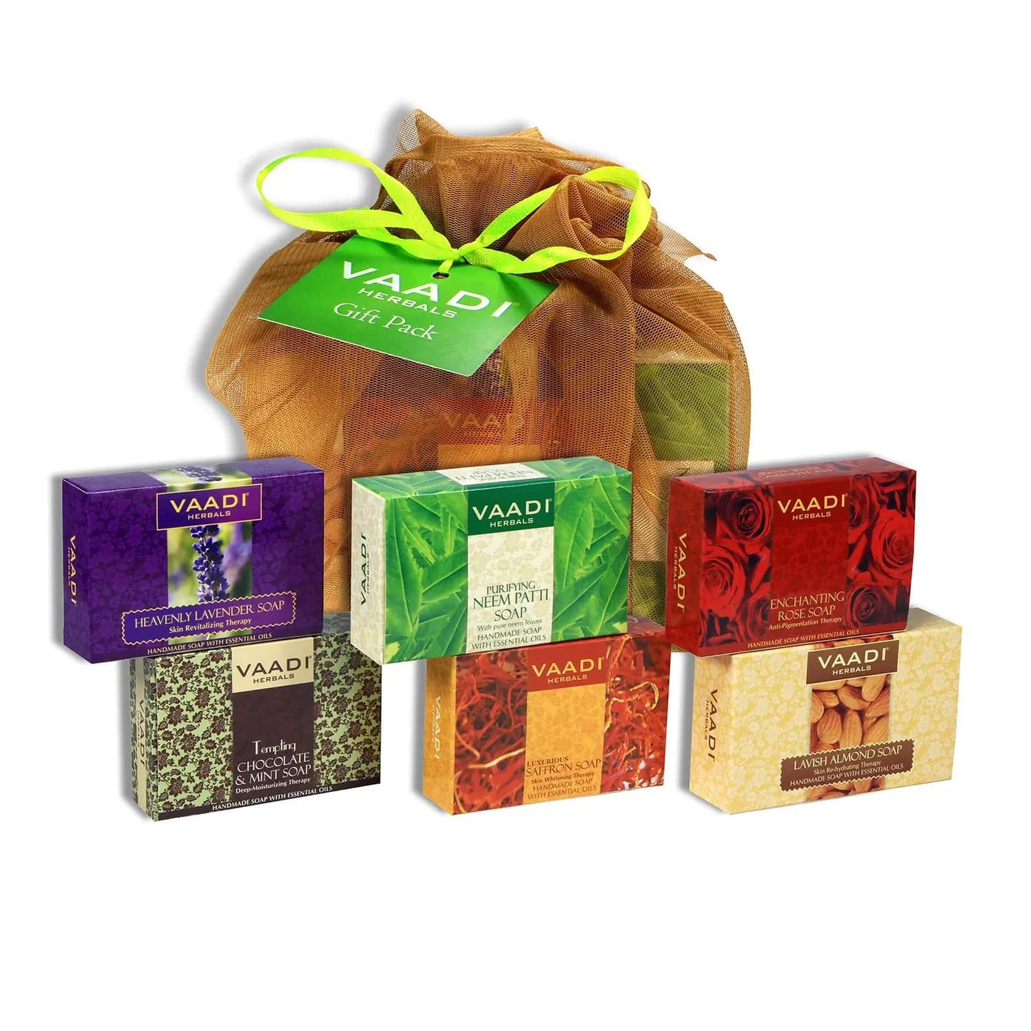 Vaadi Herbals Assorted Soaps Gift Pack (6Pcs)