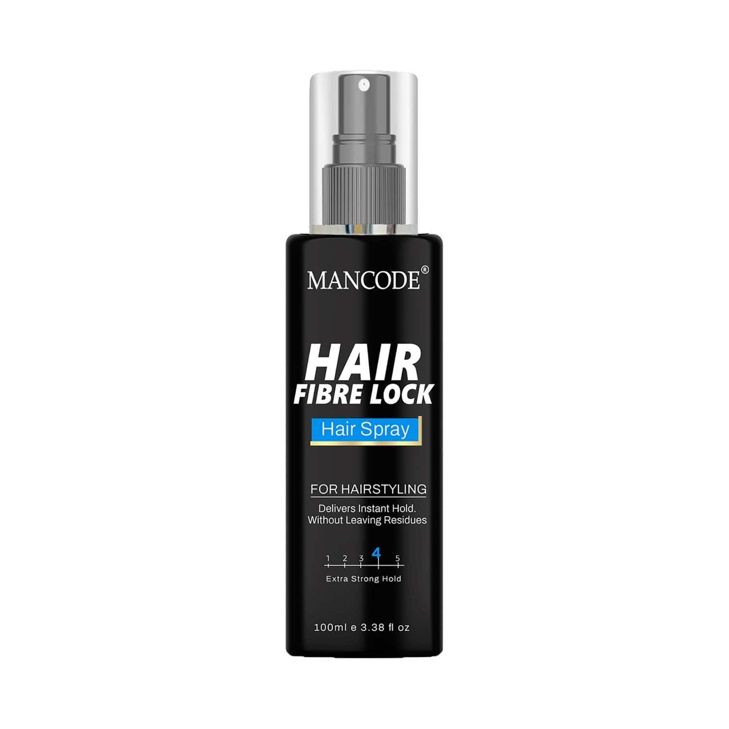 Mancode Hair Fibre Lock Lightweight Hair Spray For Hair Styling Delivers Instant Hold (100 ml)