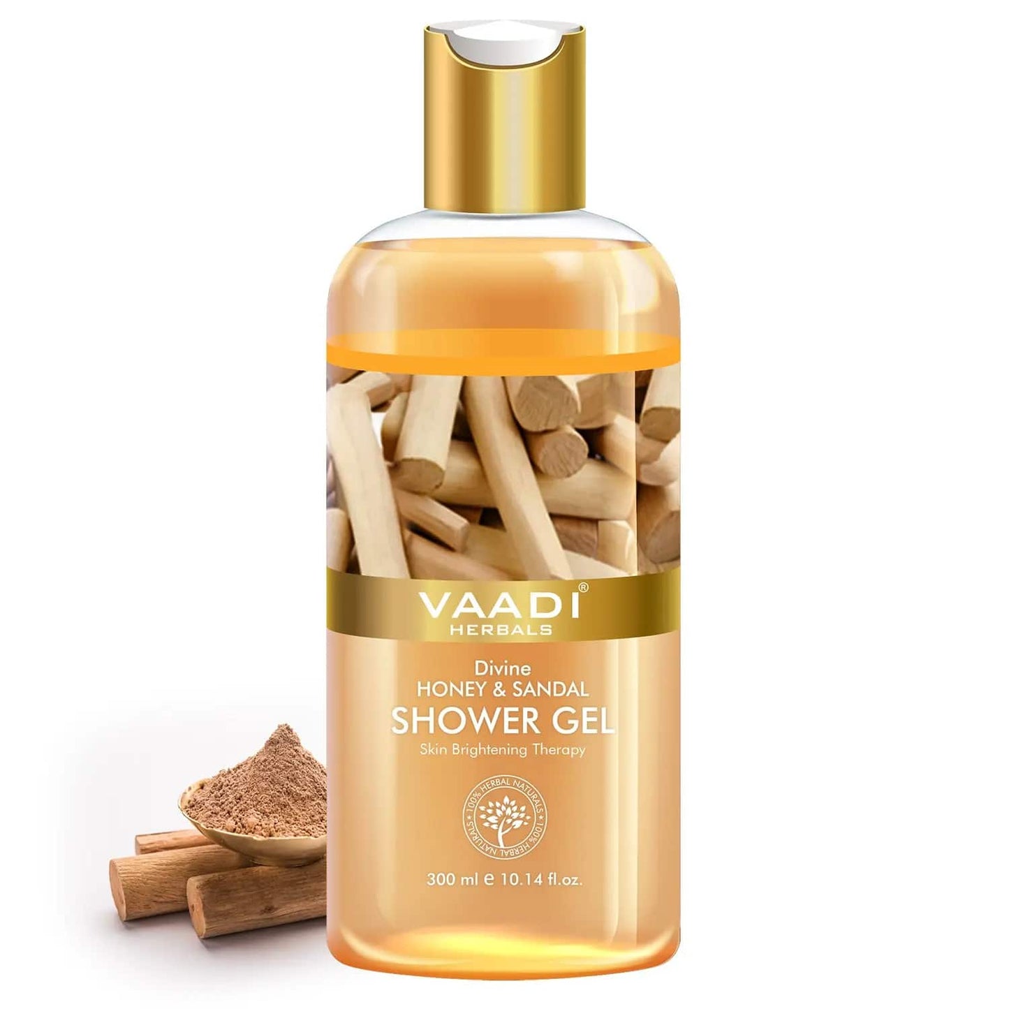 Vaadi Herbals Divine Honey & Sandal Shower Gel (300ml)