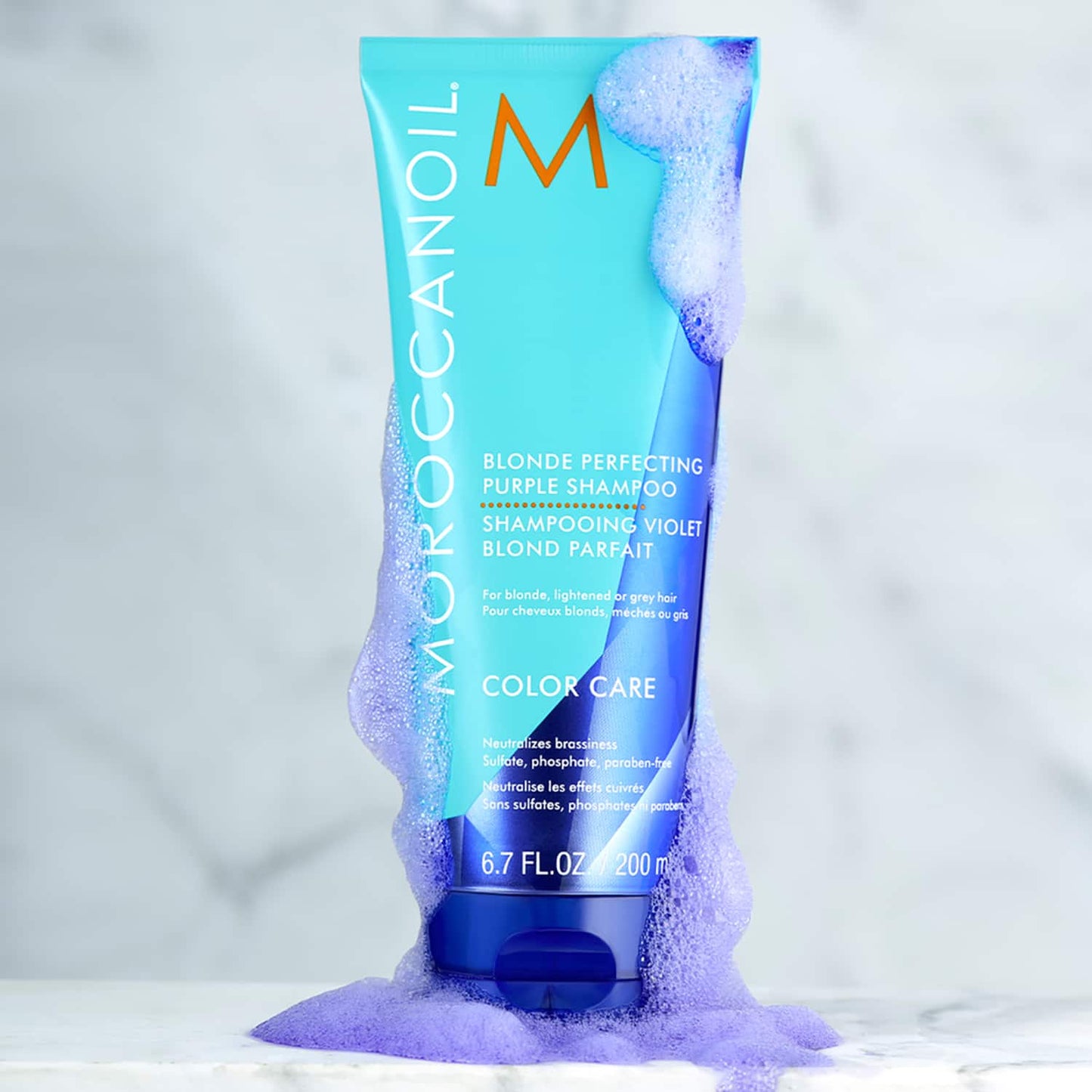 Moroccanoil Blonde Perfecting Purple Shampoo (200 ml)