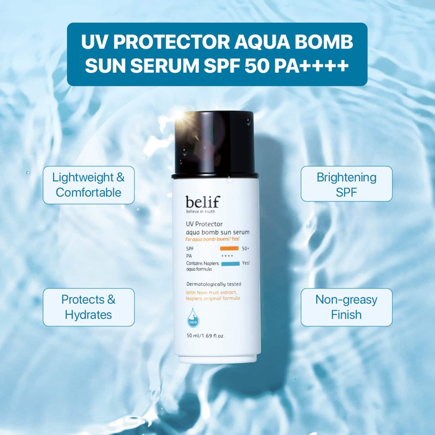 Belif UV Protector Aqua Bomb Sun Serum (50 ml)