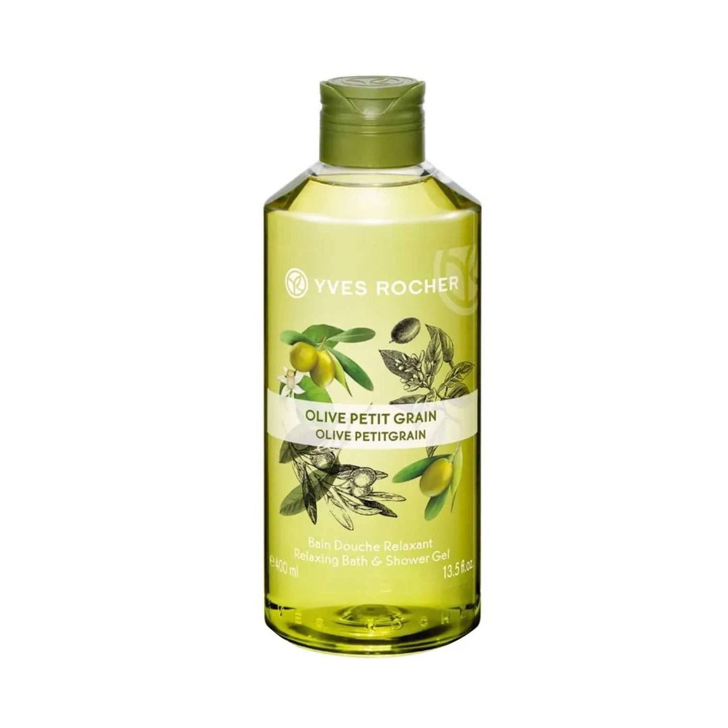 Yves Rocher Relaxing Bath and Shower Gel Olive Olive Petit Grain (400ml)