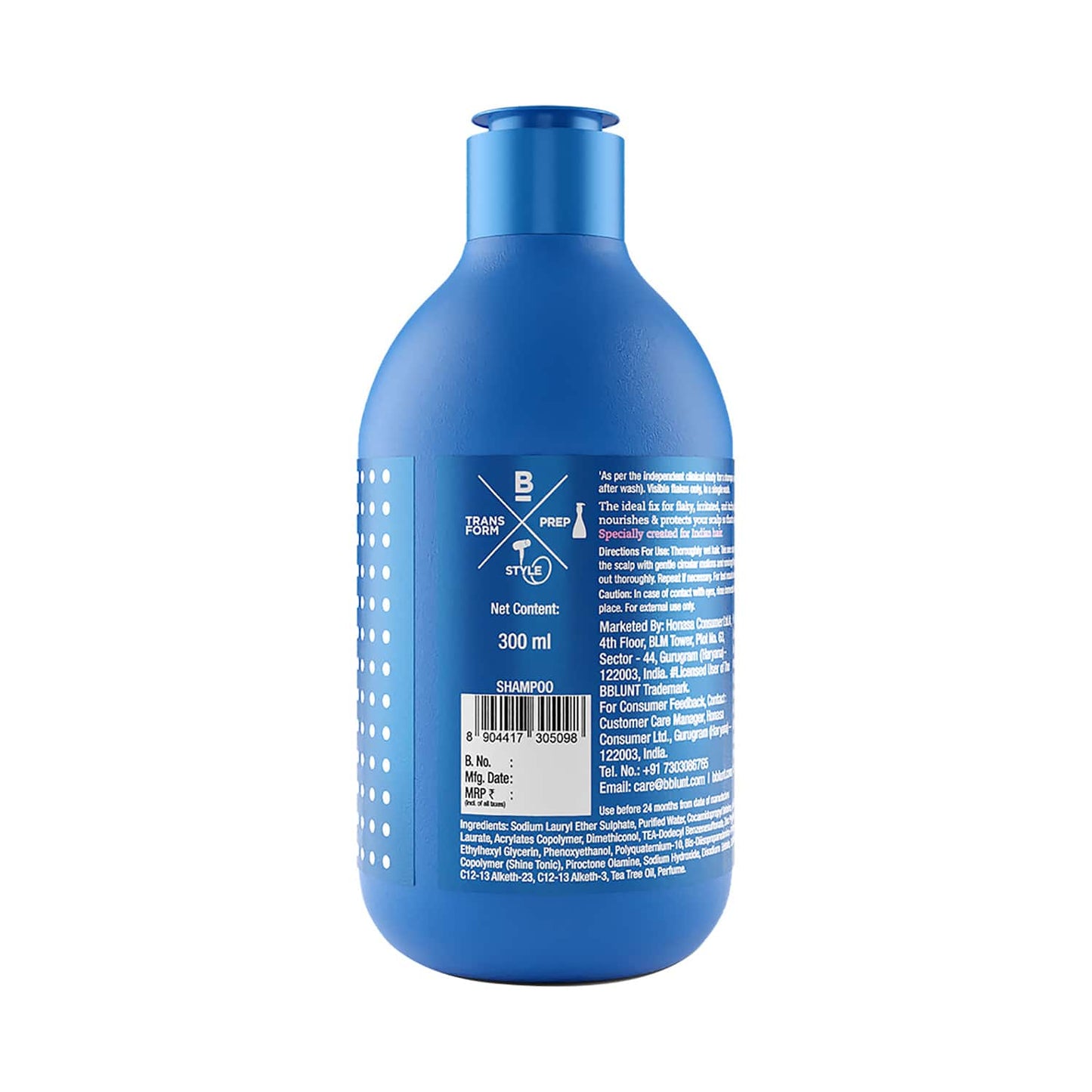 BBlunt Anti-Dandruff Shampoo For A Clear & Healthy Scalp (300ml)