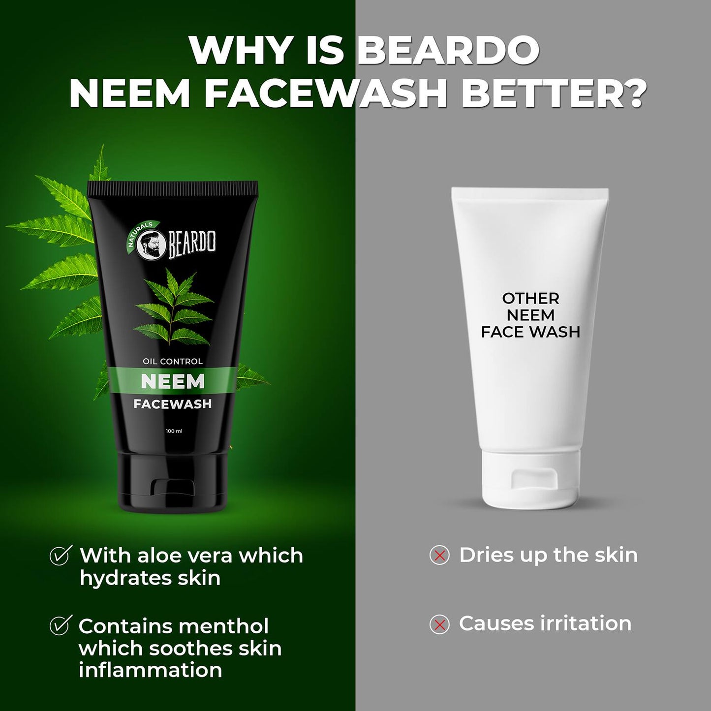 Beardo Neem Face Wash (100ml)