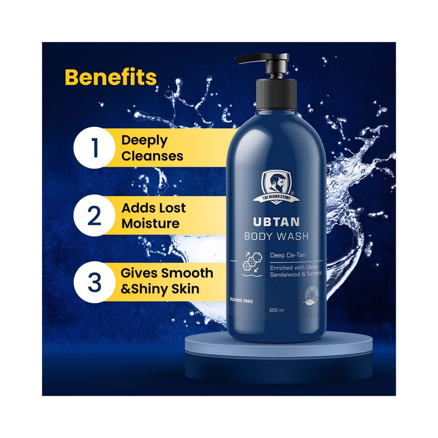 The Beard Story Ubtan Body Wash (250ml)