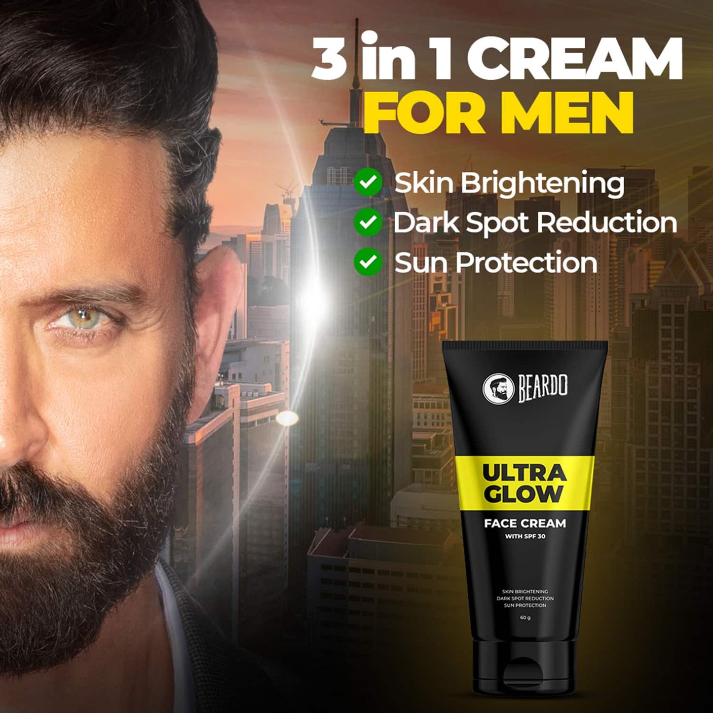 Beardo Ultra Glow Face Cream (60g)