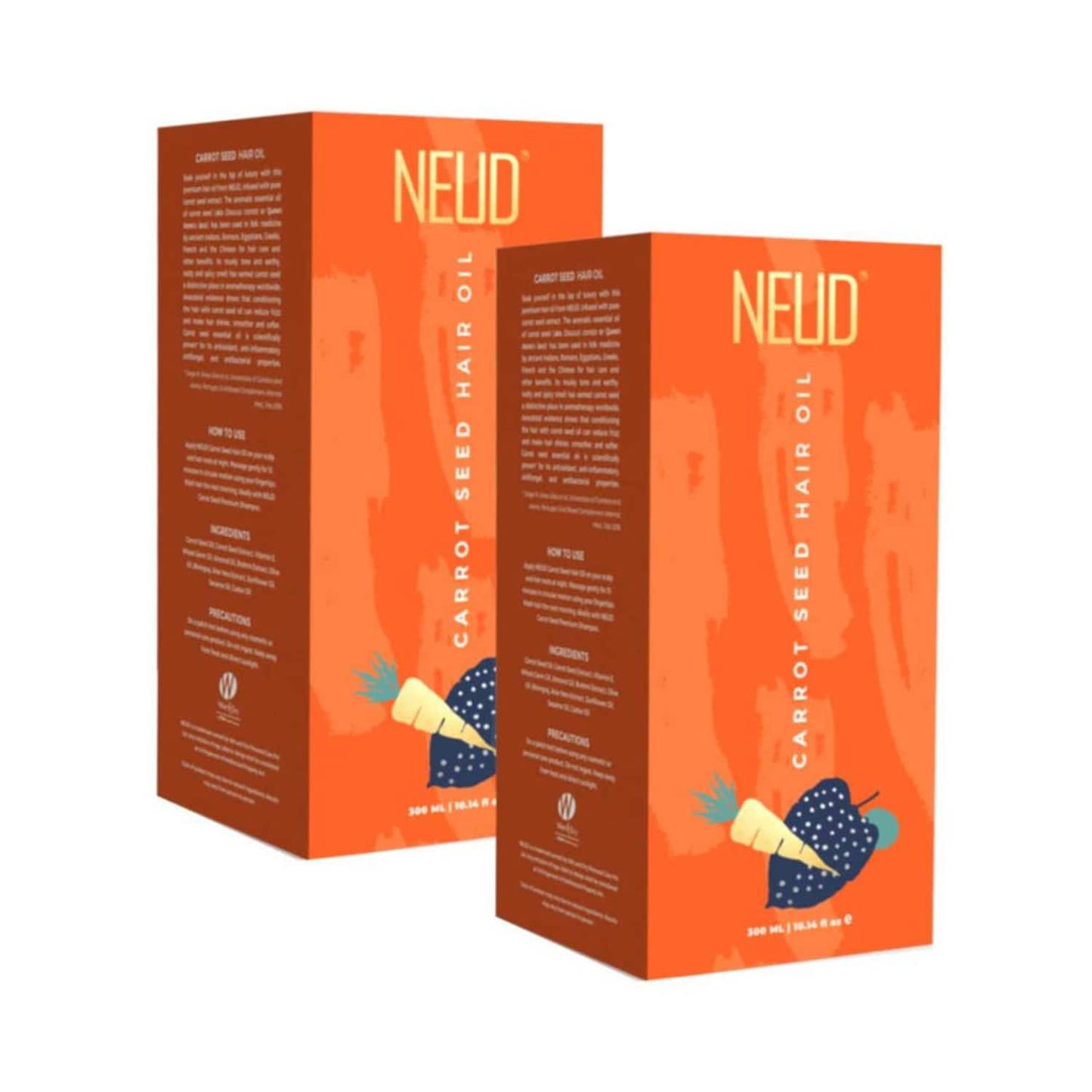 NEUD Carrot Seed Premium Hair Oil (300ml)