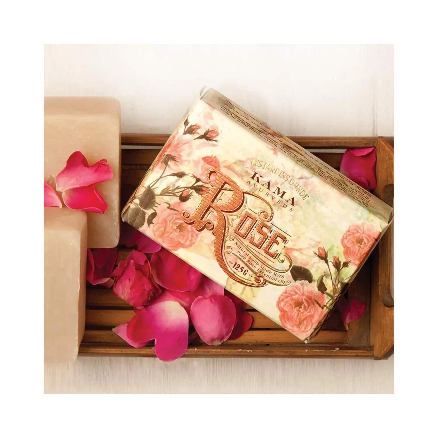 Kama Ayurveda Natural Rose Soap (125g)