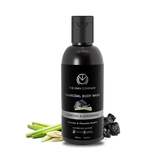 The Man Company Charcoal Lemongrass & Cinnamon Body Wash (250ml)