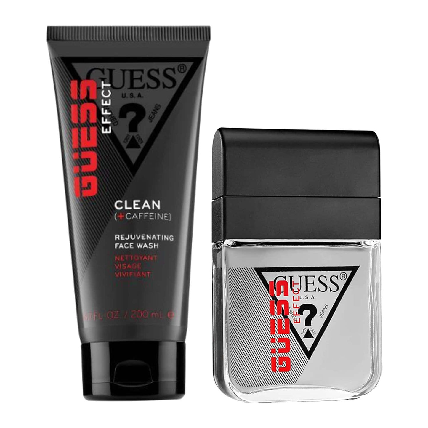 Guess Effect Cool Aftershave (100 ml) & Caffeine Rejuvenating Face Wash (200 ml) Combo