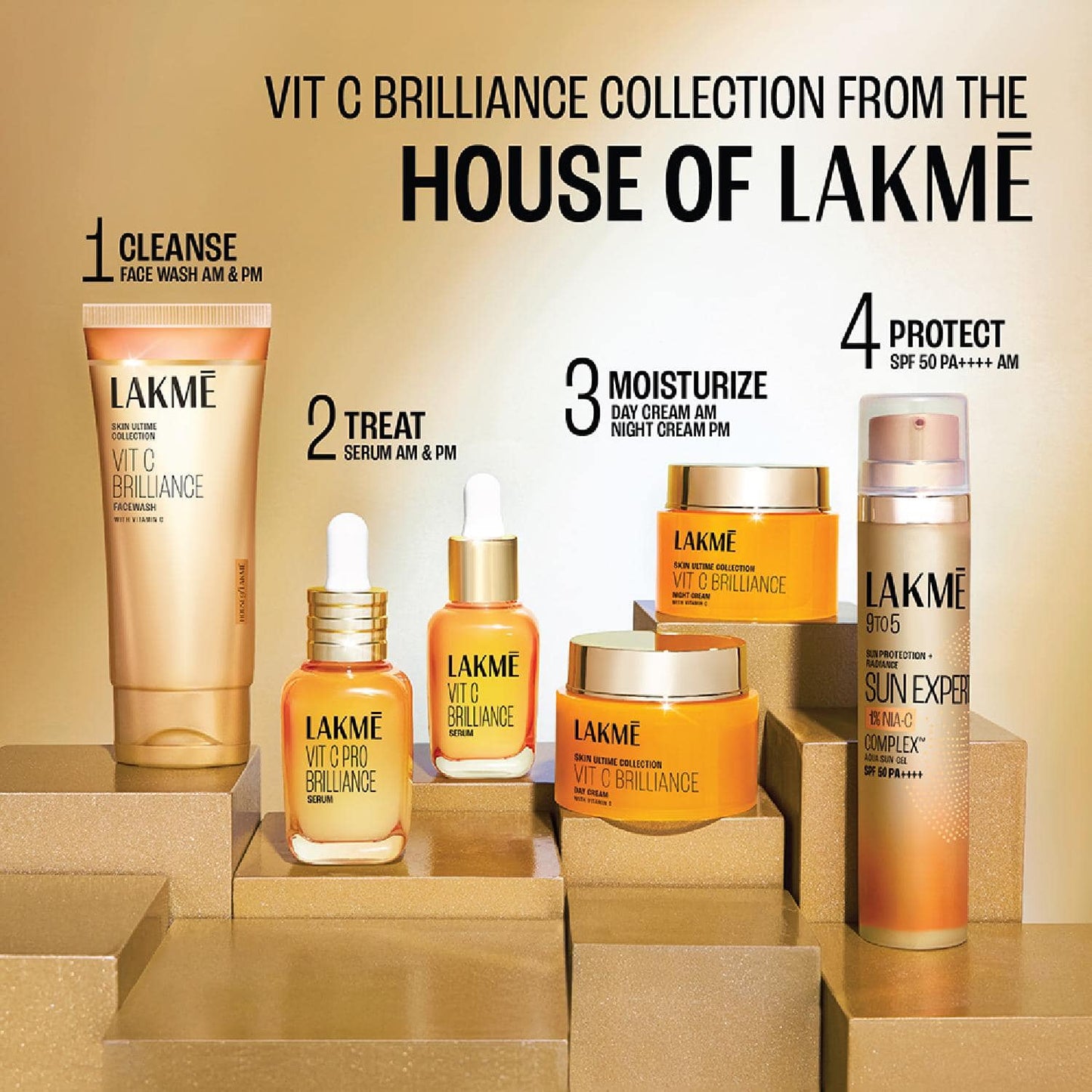 Lakme Vitamin C Brilliance Facewash with Vitamin C (100g)