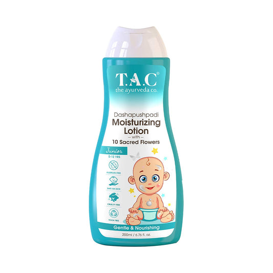 TAC - The Ayurveda Co. Dashapushpadi Moisturizing Ayurvedic Baby Lotion (200ml)