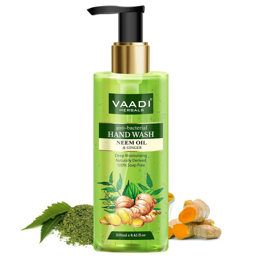 Vaadi Herbals Neem Oil & Ginger Anti Bacterial Hand Wash (250ml)