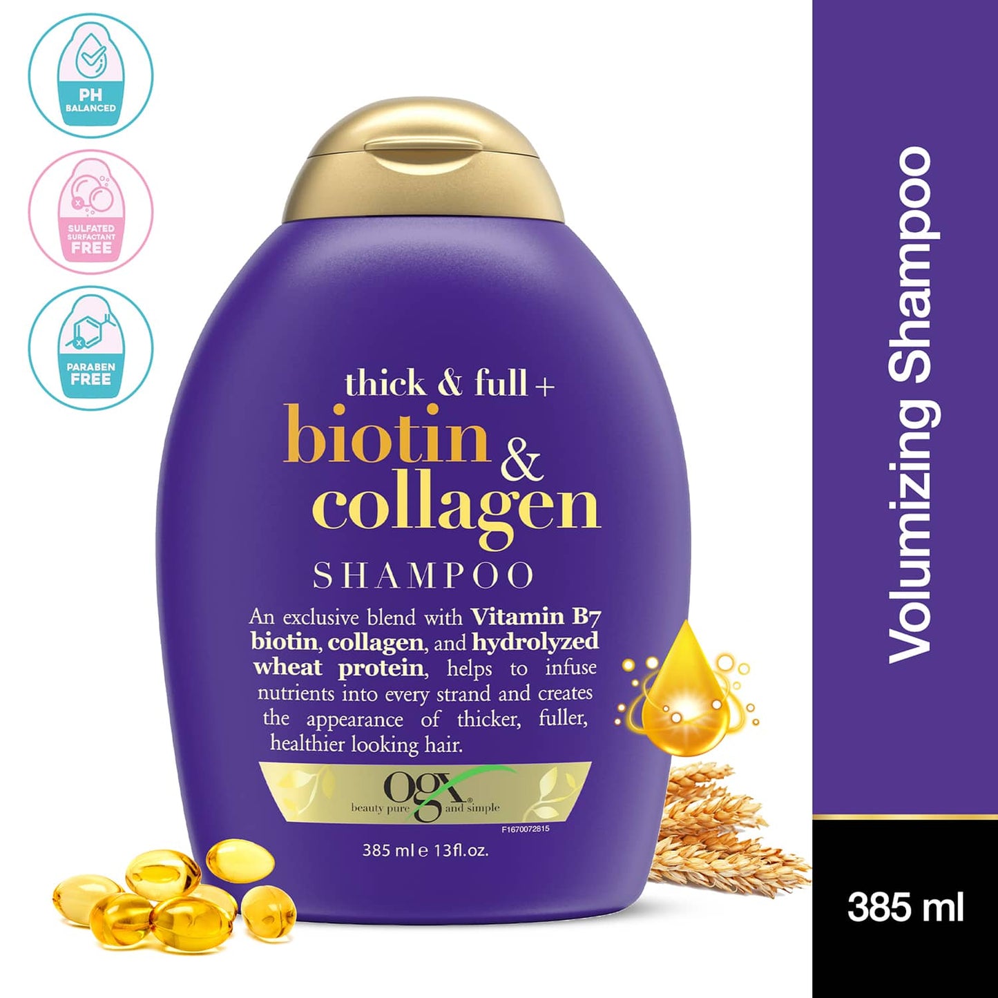 OGX Thick & Full Biotin & Collagen Shampoo (385ml)