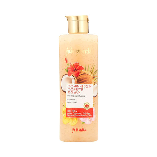 Fabessentials by Fabindia Coconut Hibiscus Cocoa Butter Body Wash (250ml)