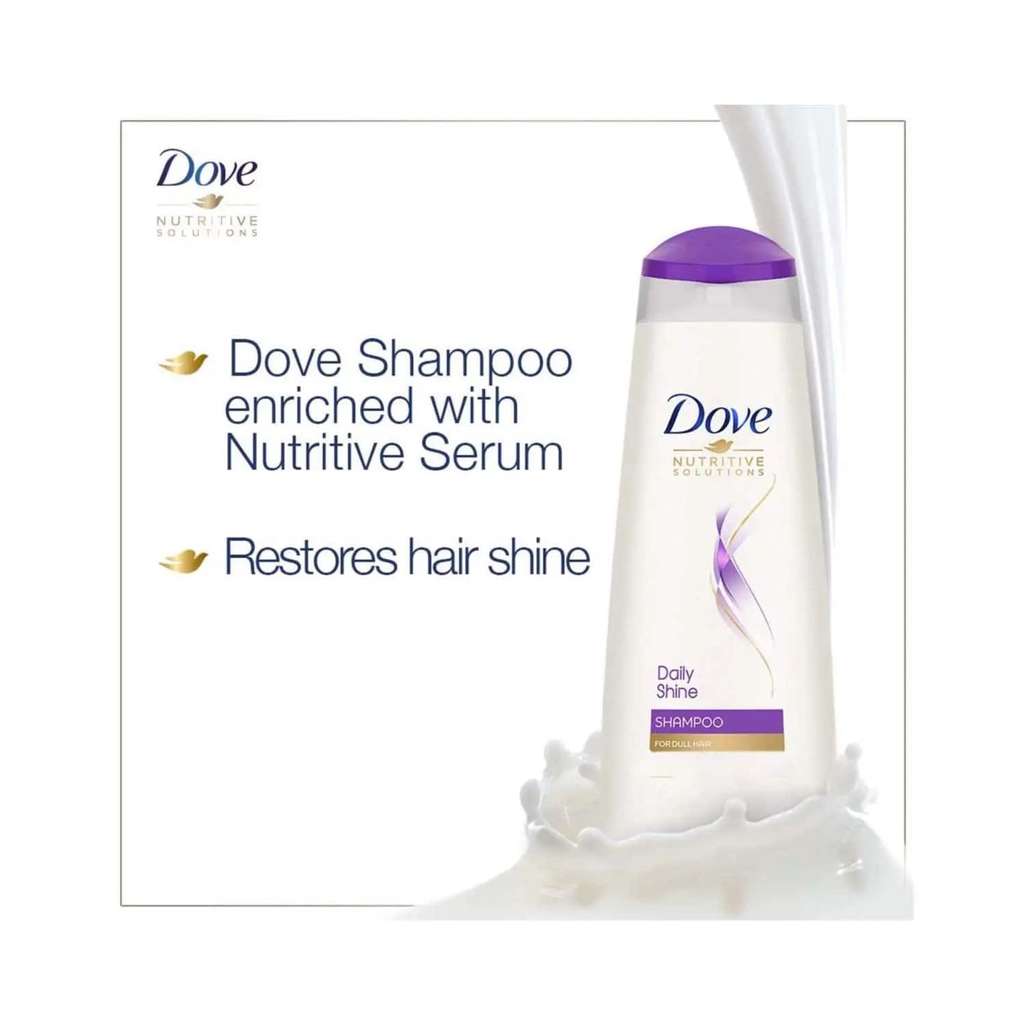 Dove Daily Shine Hair Shampoo (340ml)