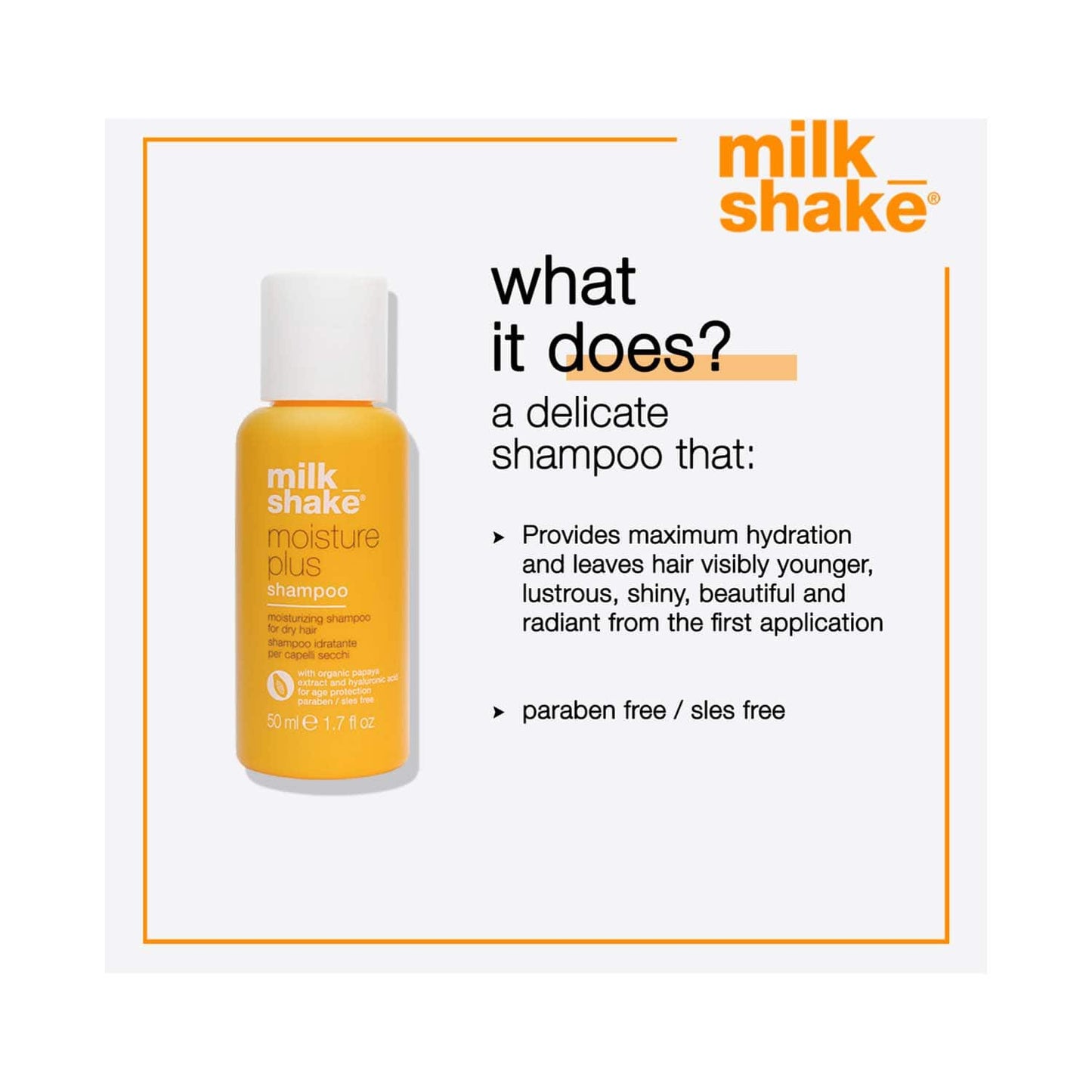 Milk Shake Moisture Plus Shampoo (50ml)