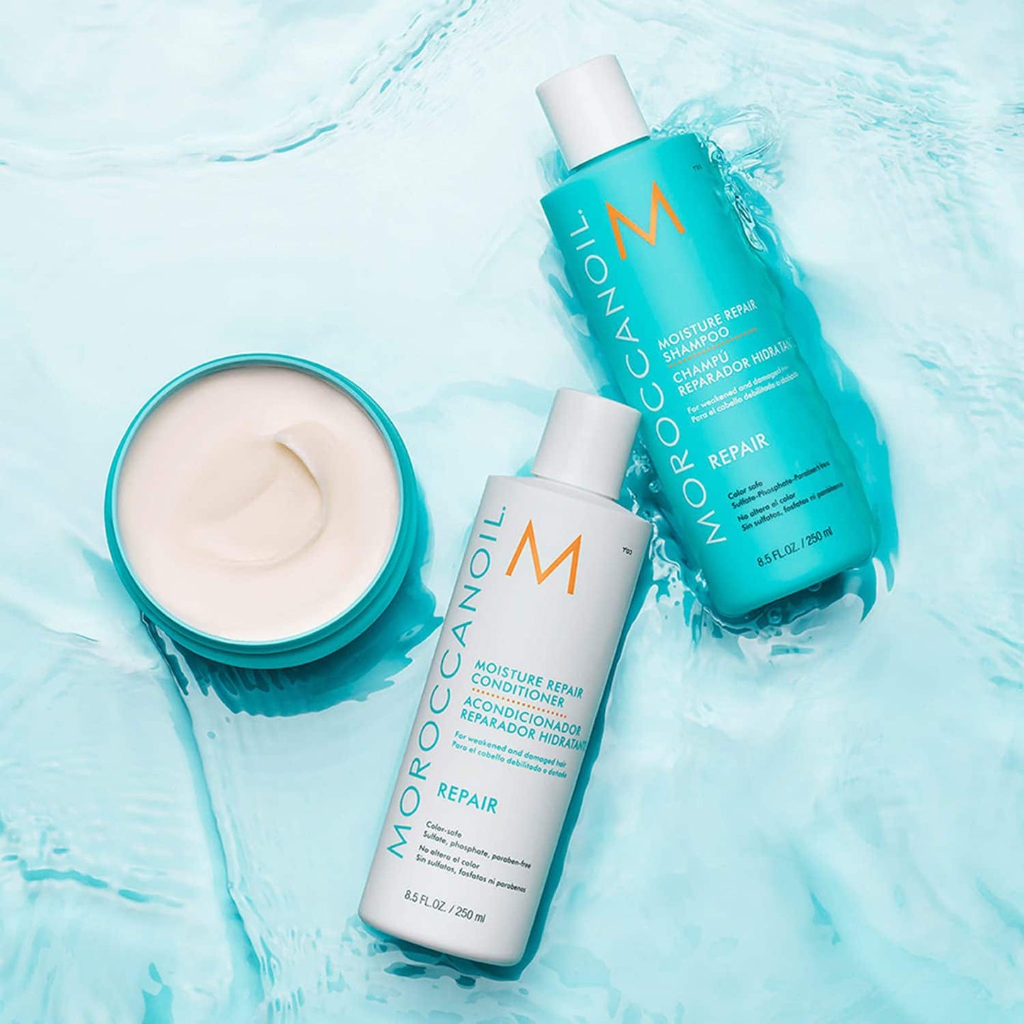 Moroccanoil Repair Shampoo, Conditioner & Restorative Mask - Repair Combo