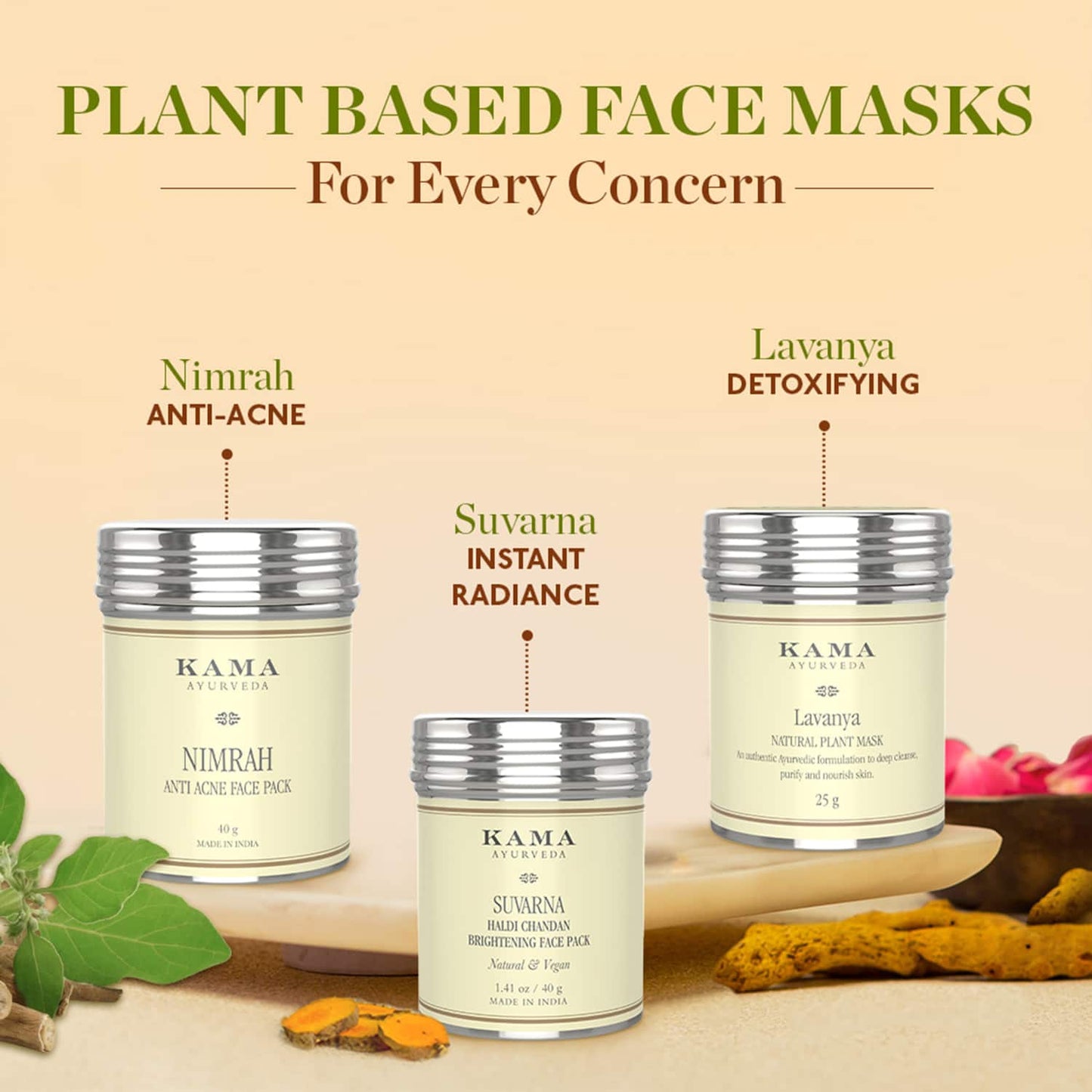 Kama Ayurveda Nimrah Anti-Acne Face Pack (40g)