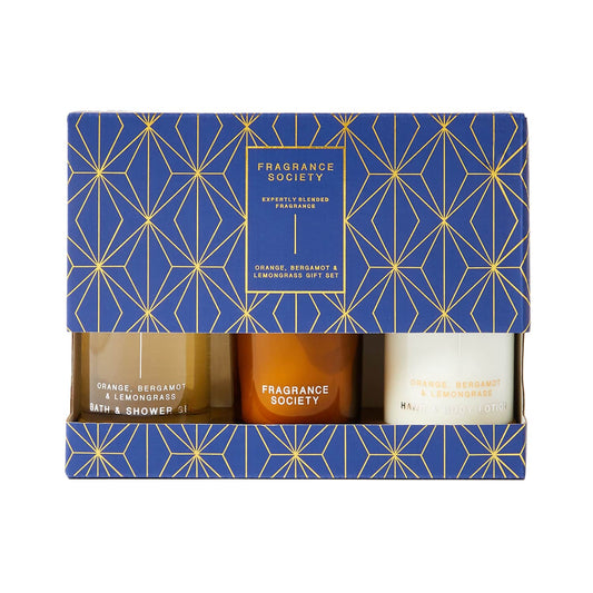 Marks & Spencer Orange Bergamot & Lemongrass Gift Set - (3 Pcs)