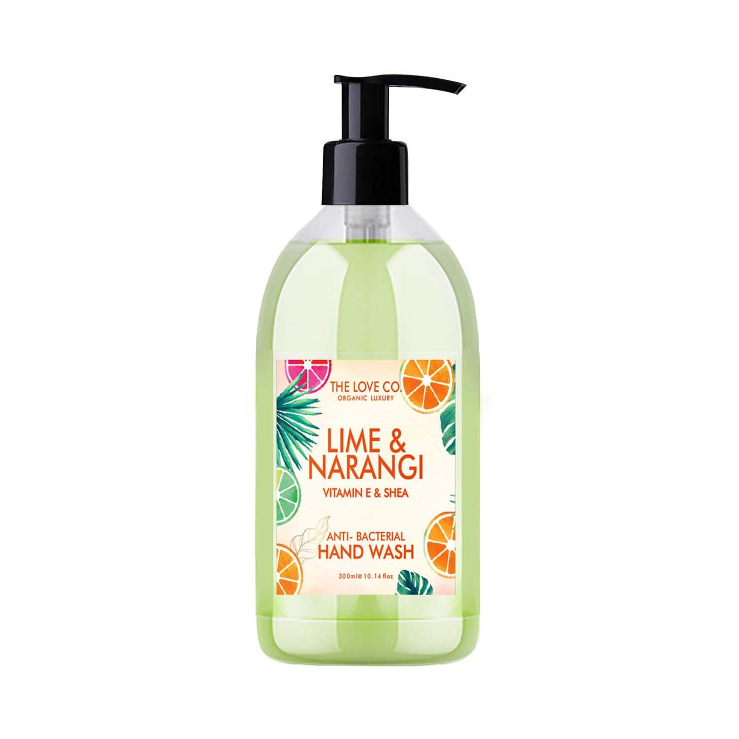 THE LOVE CO. Lime and Narangi Hand Wash For Moisturized Hand (300ml)