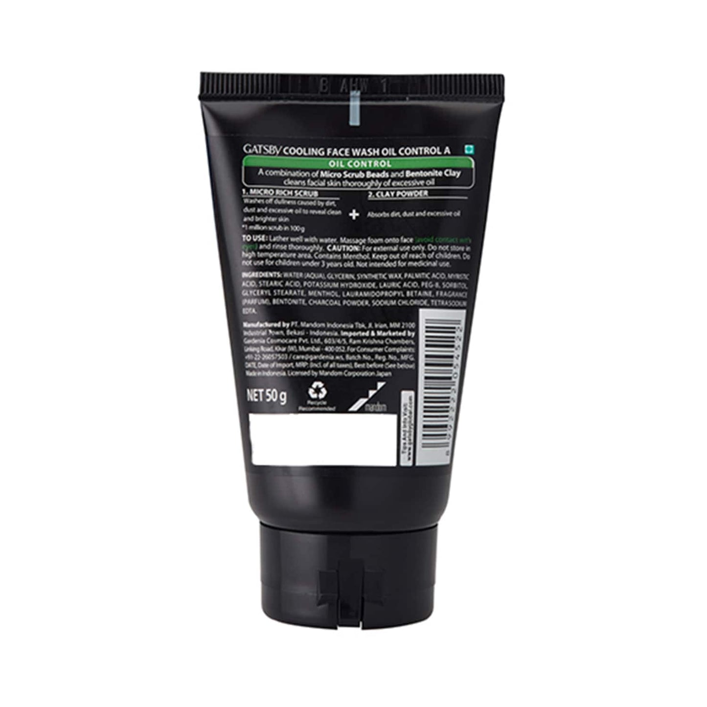 Gatsby Cooling Oil Control Face Wash (50g)