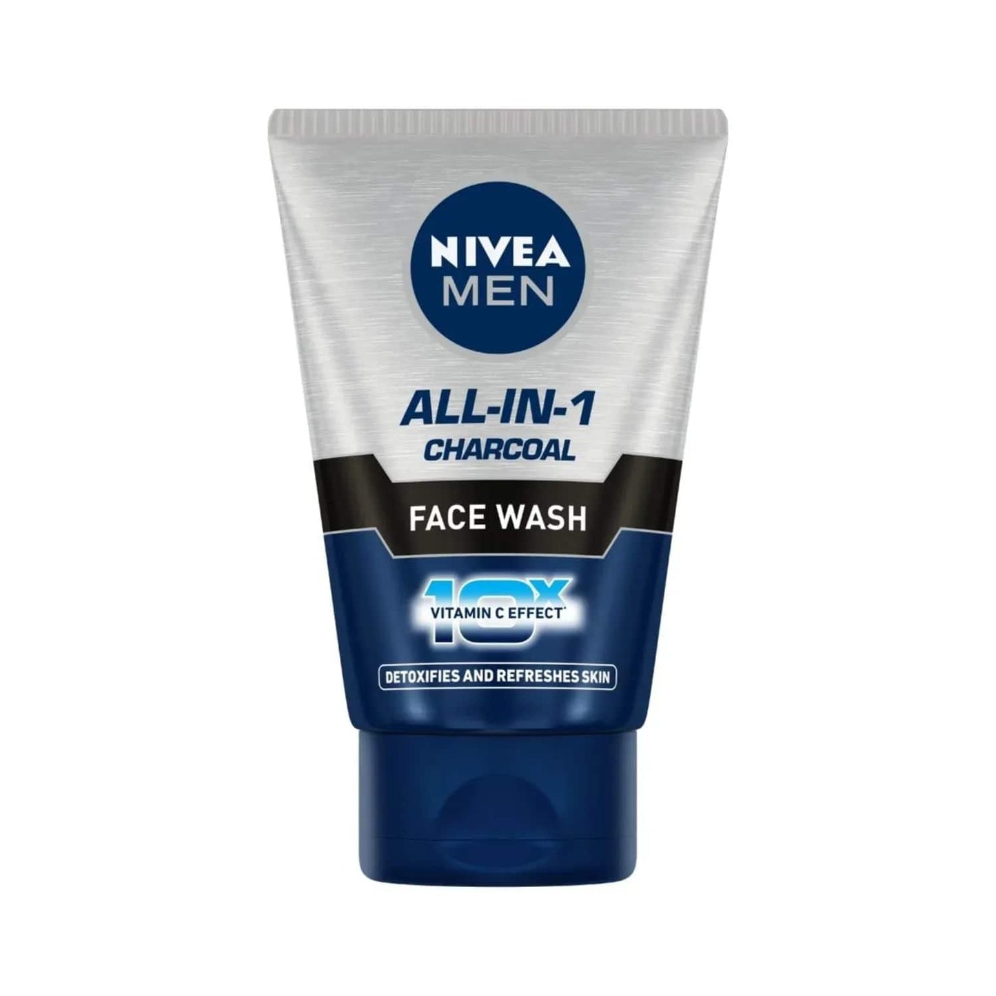 Nivea Men All-In-One Charcoal 10X Vitamin C Face Wash (100g)