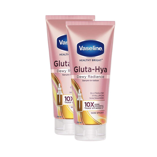 Vaseline Gluta-Hya Dewy Radiance Serum-In-Lotion Pack of 2 Combo