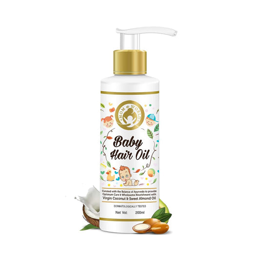 Mom & World Baby Hair Oil (200ml)