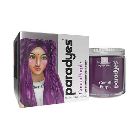 Paradyes Semi-Permanent Classic Hair Color Jar - Comrii Purple (120g)