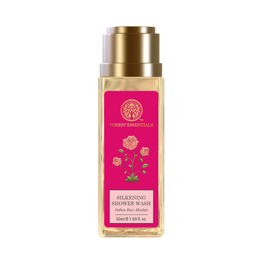 Forest Essentials Indian Rose Absolute Silkening Shower Wash (50ml)