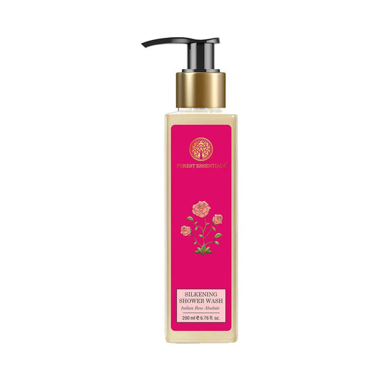 Forest Essentials Indian Rose Absolute Silkening Shower Wash (200ml)