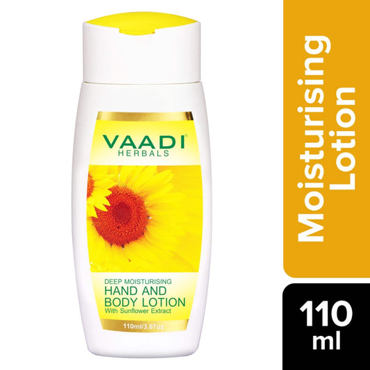 Vaadi Herbals Hand and Body Lotion With Sunflower Extract (110ml)